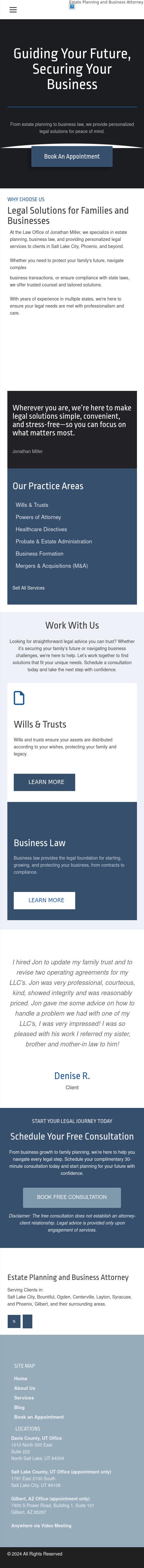 Law Office of Jonathan Miller - Bountiful UT Lawyers