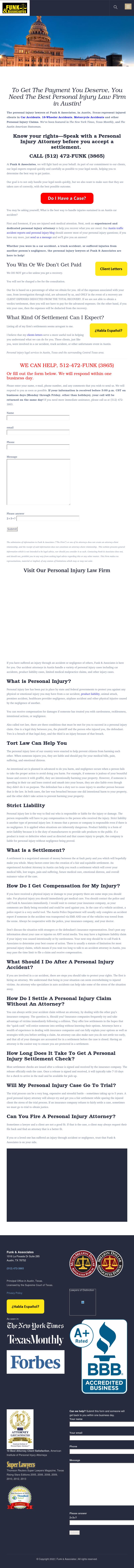 Funk and Associates - Austin TX Lawyers