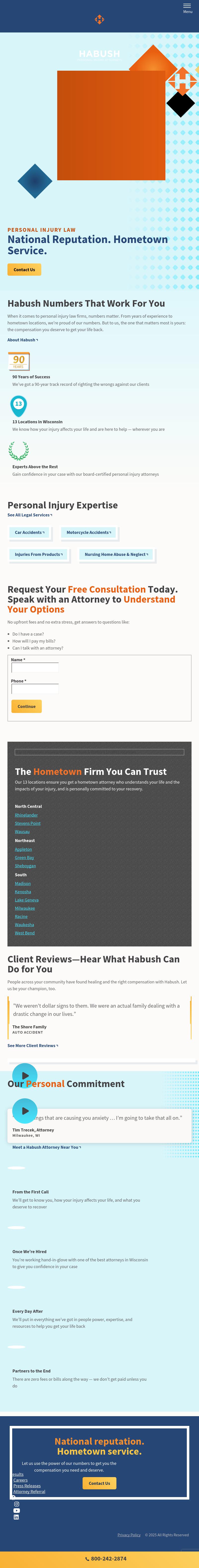 Habush Habush & Rottier S.C. - Rhinelander WI Lawyers