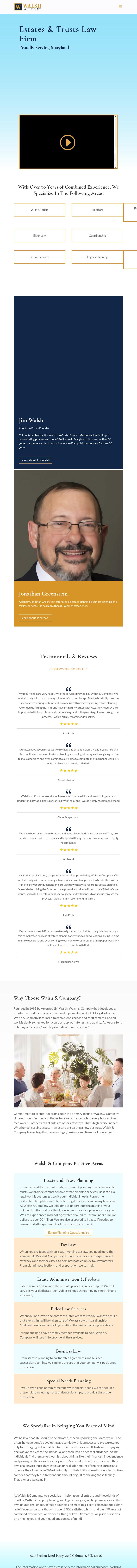 Walsh & Company, P.A. - Columbia MD Lawyers