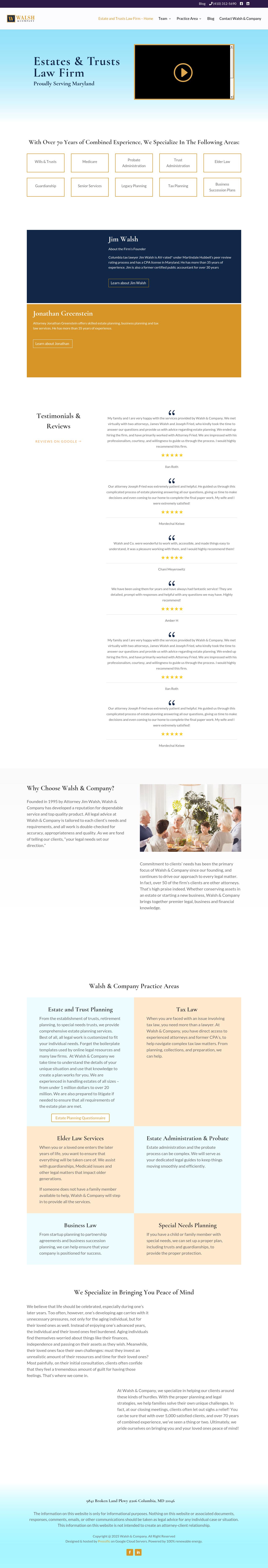 Walsh & Company, P.A. - Columbia MD Lawyers